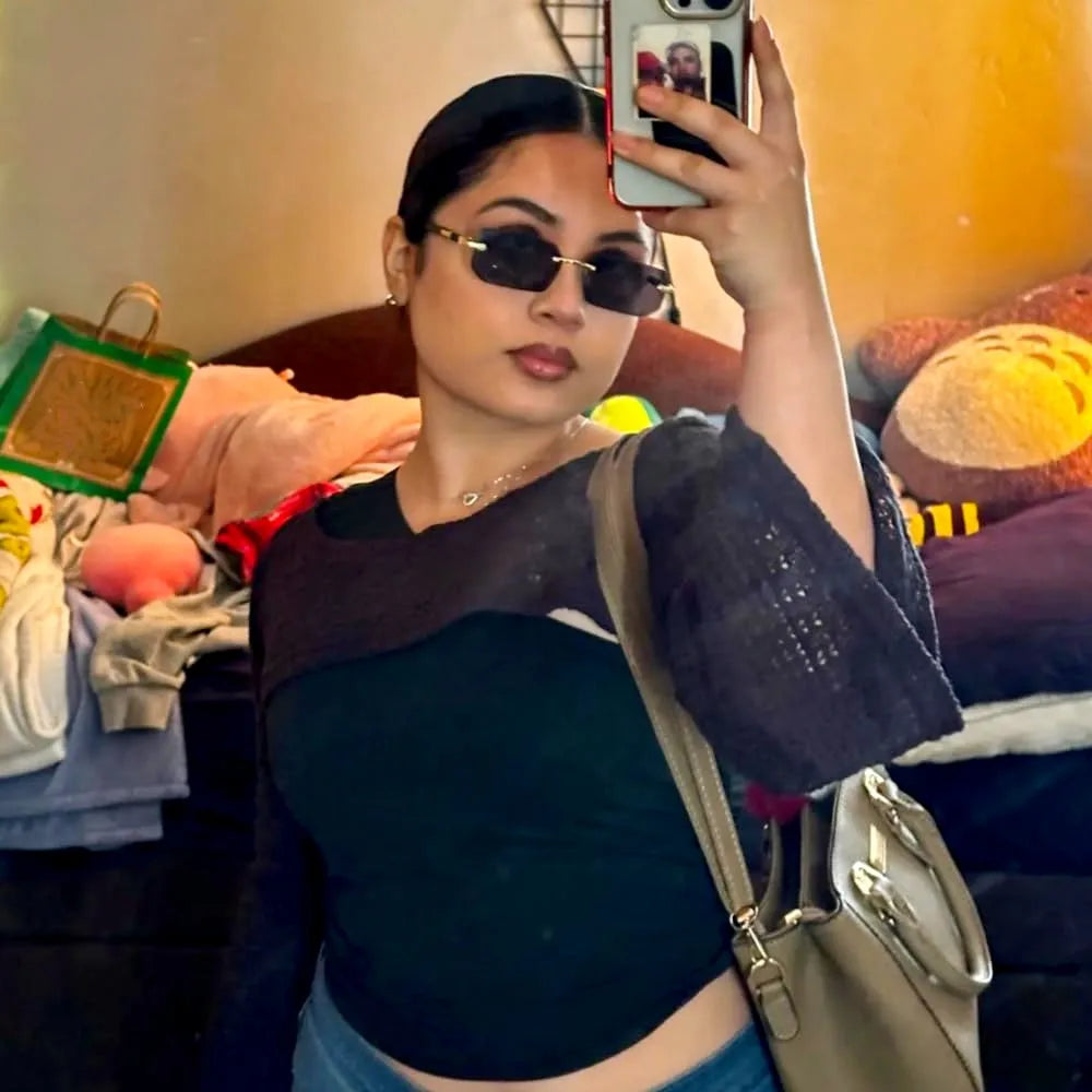 Lunettes de Soleil Rectangle Sans Monture - Protection UV400