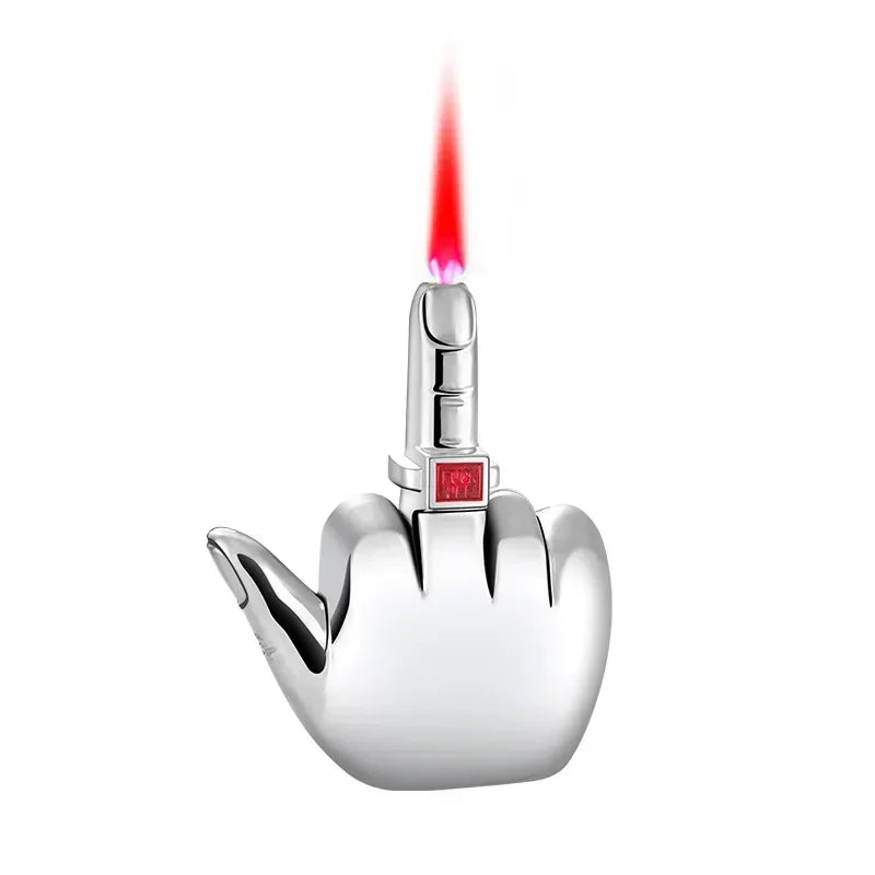 Briquet Torche Rechargeable - Design Original Doigt d'Honneur