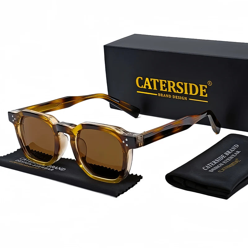Lunettes de Soleil Carrées CATERSIDE - Design Personnalisé UV400