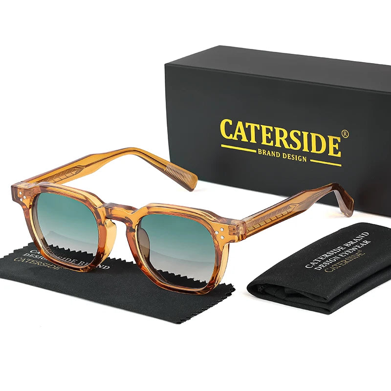 Lunettes de Soleil Carrées CATERSIDE - Design Personnalisé UV400