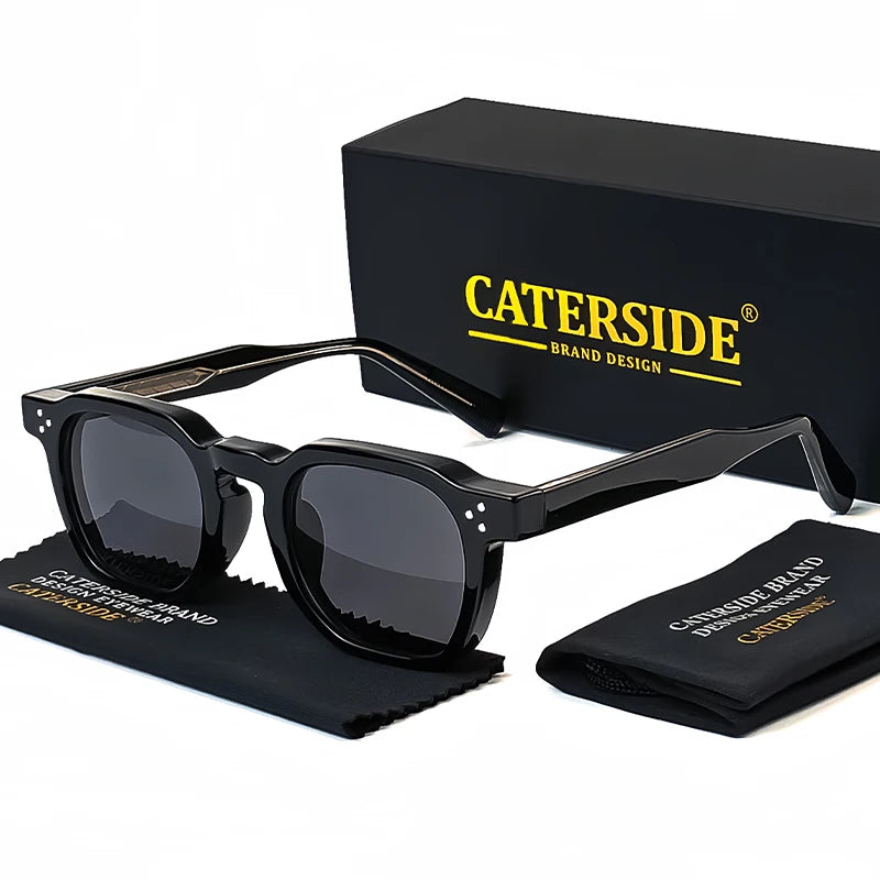 Lunettes de Soleil Carrées CATERSIDE - Design Personnalisé UV400