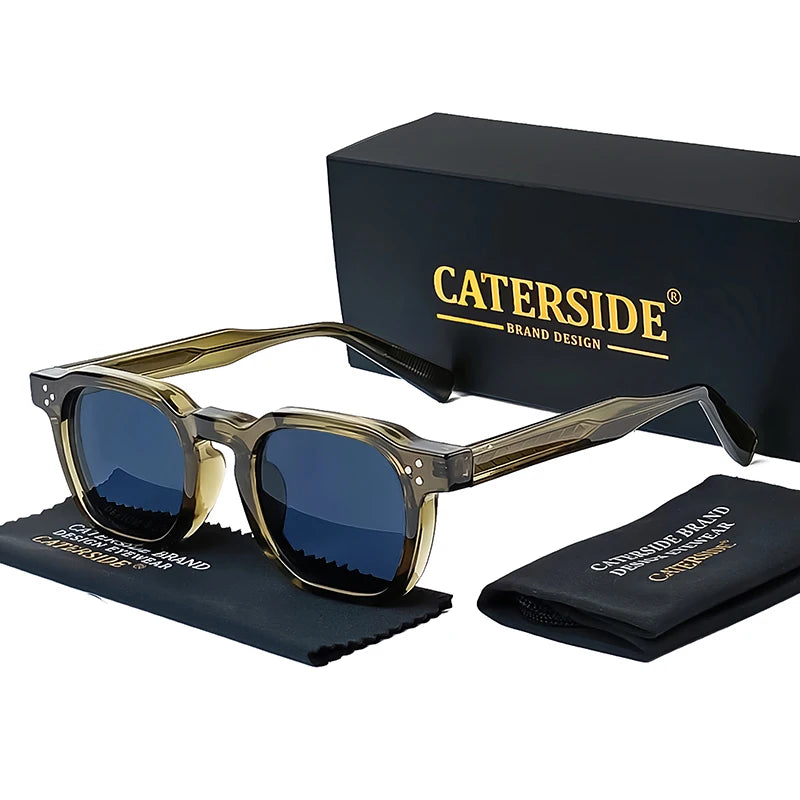 Lunettes de Soleil Carrées CATERSIDE - Design Personnalisé UV400