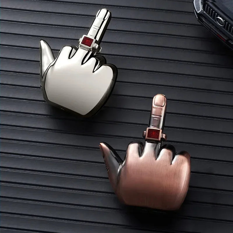 Briquet Torche Rechargeable - Design Original Doigt d'Honneur